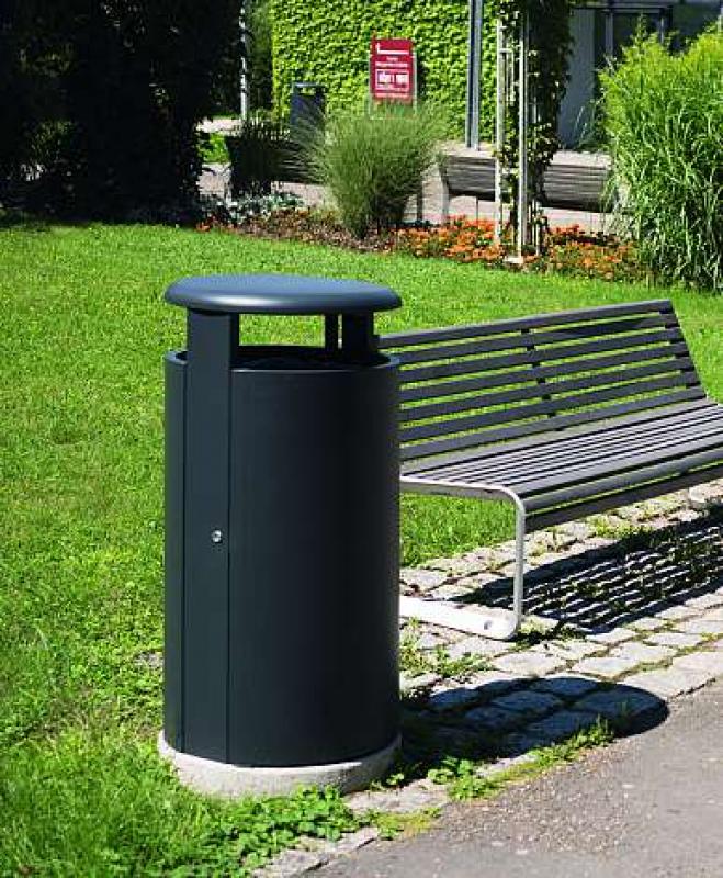 Koš za odpadke HERA s pepelnikom - slika 3